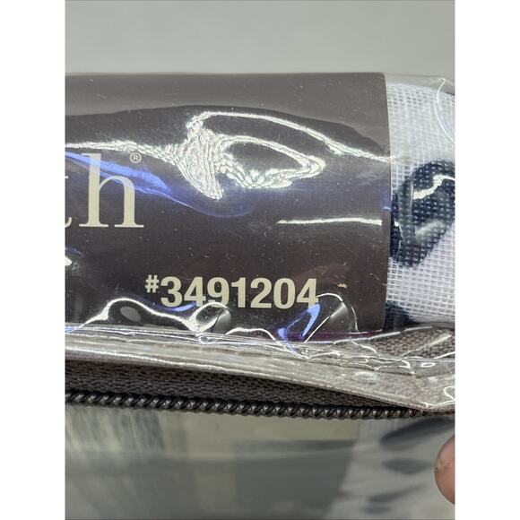 Allen + Roth Willlow Navy Design Rod Pocket Single Curtain Panel 50” X 84” {36}. - Picture 6 of 11